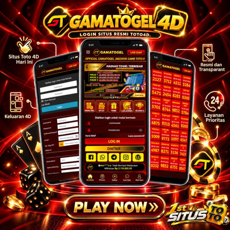 TOTO4D ★ Login Situs Toto Togel 4D Terpercaya Gamatogel | Keluaran HK Macau Resmi 2026